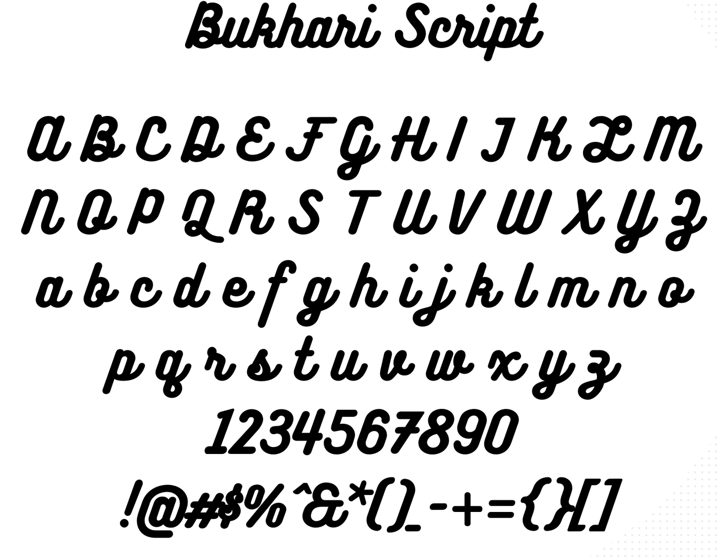 Bukhari Script