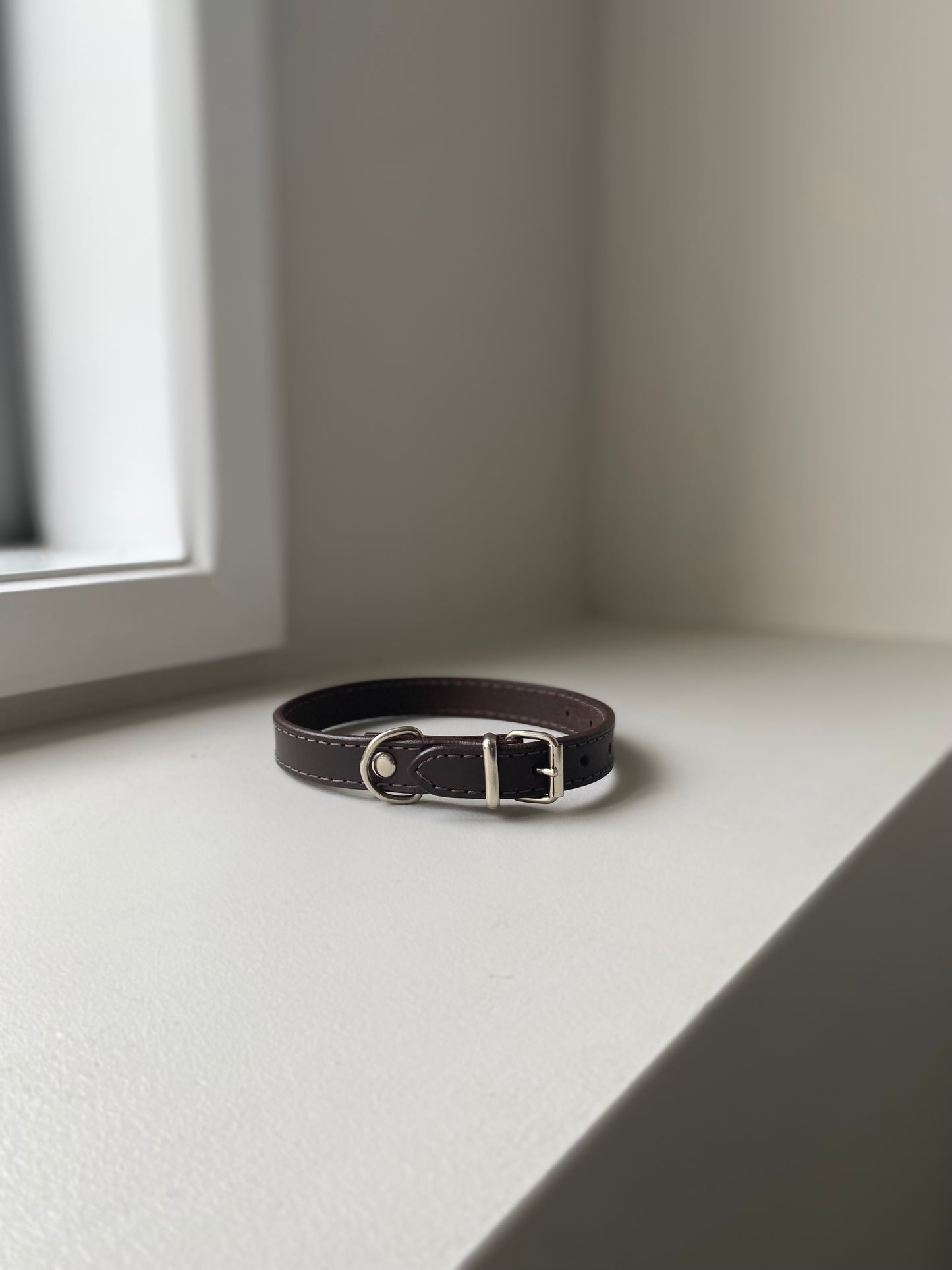 100% Leather Dog collar, SMALL