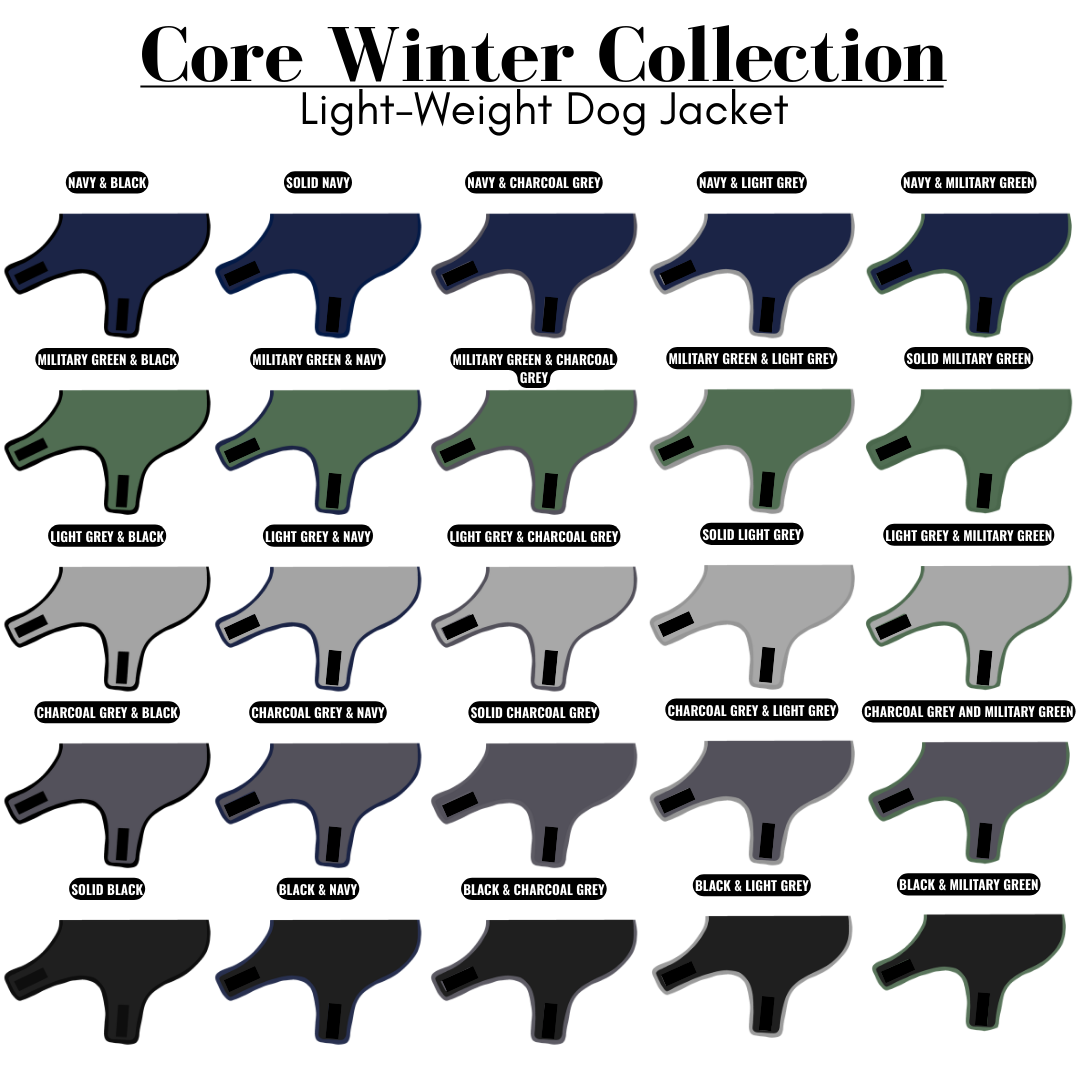 Lightweight Dog Jacket, Core Winter Collection
