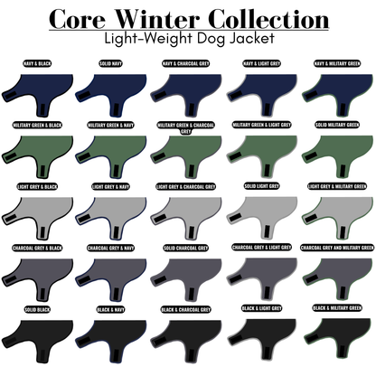 Lightweight Dog Jacket, Core Winter Collection