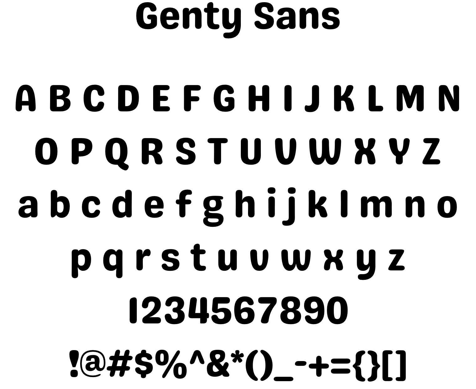 Genty Sans