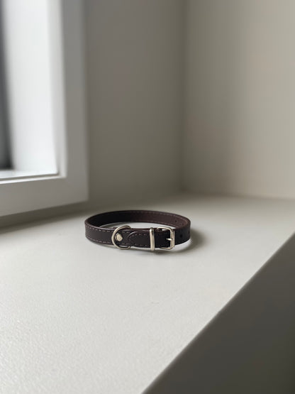 100% Leather Dog collar, SMALL