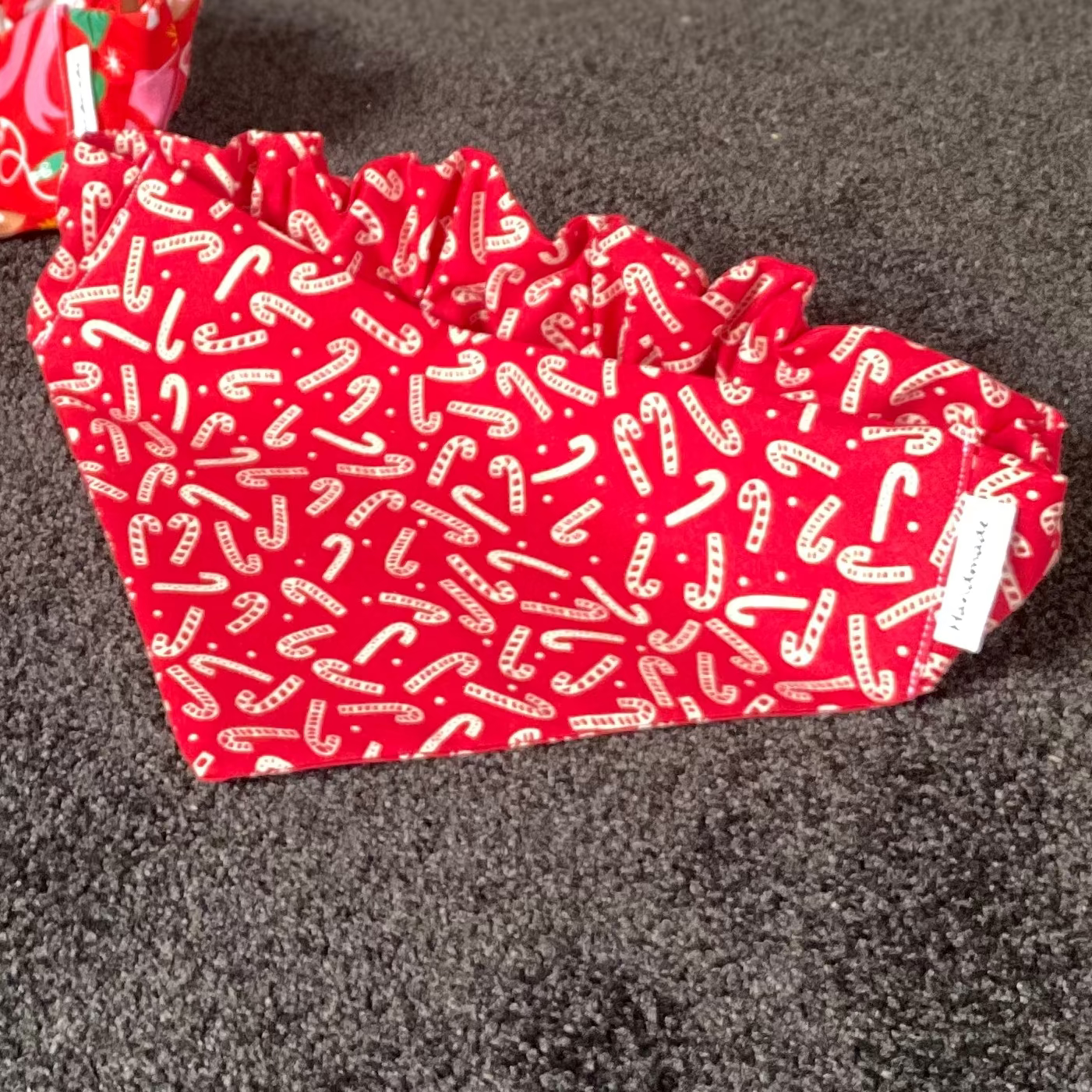 Candy Cane Lane, Scrunchie Dog Bandana
