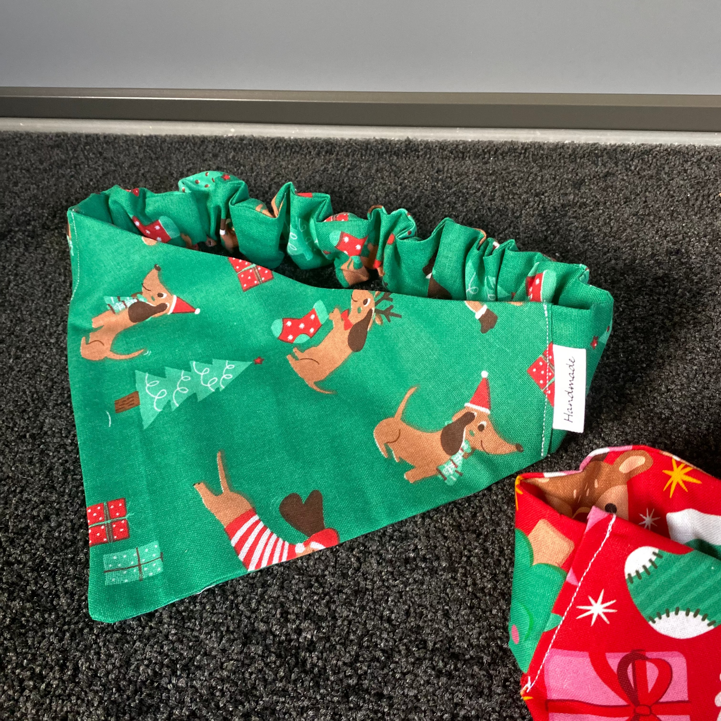 Jolly Dachshunds, Scrunchie Dog Bandana